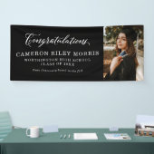 大学院白黒卒業 横断幕 (トレードショー)