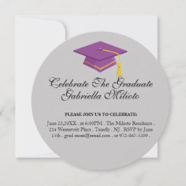 大学院祝の紫冠の招待状 招待状