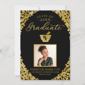 大学院薬学研究科の卒業発表 招待状 (正面)