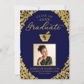 大学院薬学研究科の卒業発表 招待状 (正面)