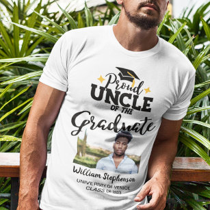 大学院誇りを持った写真名Tシャツの叔父 Tシャツ