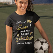 大学院誇りを持った名の姉妹 |学校卒業 Tシャツ