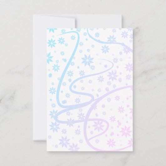 大学院誌が写真カバー卒業発表 招待状 (裏面)