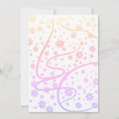 大学院誌が写真カバー卒業発表 案内状 (裏面)