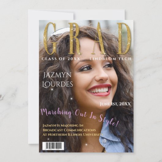 大学院誌カバー写真卒業 案内状 (正面)