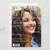 大学院誌カバー写真卒業  案内状 (正面/裏面)