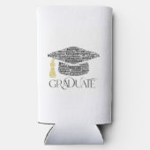 大学院語学卒業キャップパーティー スリム缶クーラー (裏面)