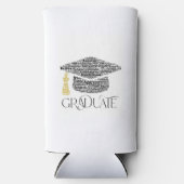 大学院語学卒業キャップパーティー スリム缶クーラー (正面)