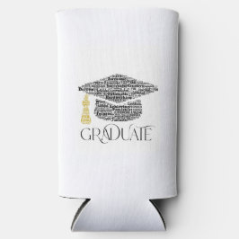 大学院語学卒業キャップパーティー スリム缶クーラー