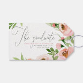 大学院赤面水彩画フローラ ギフトタグ (正面(横))