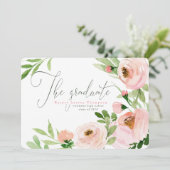 大学院赤面水彩画フローラ 案内状 (スタンド正面)