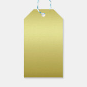 大学院金ゴールド大学院書道リターンサンキュー ギフトタグ (裏面)