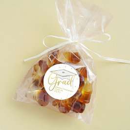 大学院金ゴールド大学院書道学士課程修了キャップ ラウンドシール