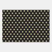 大学院金ゴールド書道台本モダン ラッピングペーパーシート (正面3)