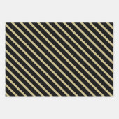 大学院金ゴールド書道台本モダン ラッピングペーパーシート (正面2)