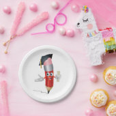 大学院鉛筆 ペーパープレート (パーティー)