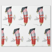 大学院鉛筆 ラッピングペーパー (フラット)