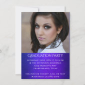 大学院2の写真 |マーメイドブルーグラデーショングリーンパーティー 招待状 (裏面)