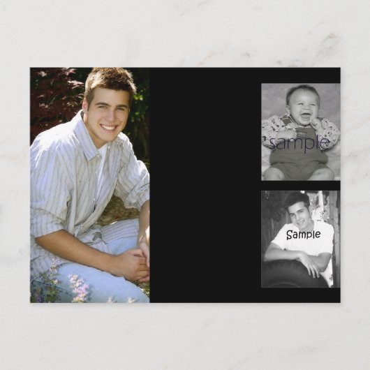 大学院3写真コラージュ葉書 案内ポストカード (正面)