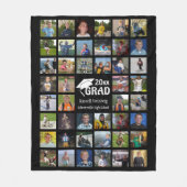 大学院44写真部会 |名前と学校 フリースブランケット (正面)