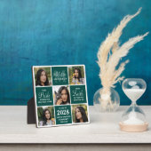 大学院5フォトコラージエメラルドグリーン卒業 フォトプラーク (インサイチュ)