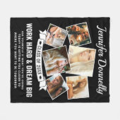 大学院6写真学校大学 フリースブランケット (正面(横))