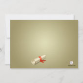 大学院（ビジネス）卒業式招待状 招待状 (裏面)