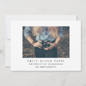 大学院… 案内状 (裏面)