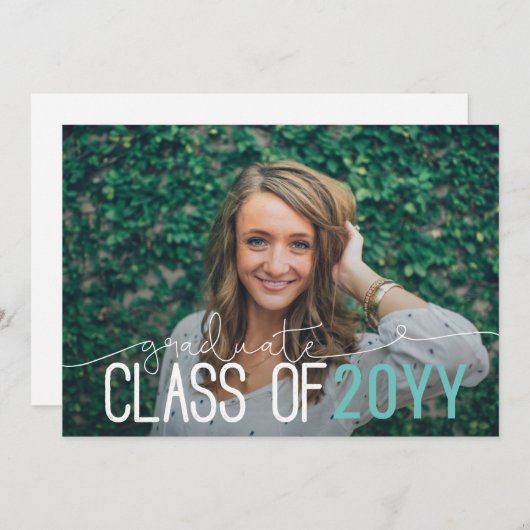 大学院… 案内状 (正面/裏面)