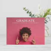 大学2写真大学クラシック卒業 案内状 (スタンド正面)