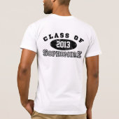 大学2年生クラスの Tシャツ (裏面)