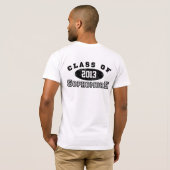 大学2年生クラスの Tシャツ (裏面フル)