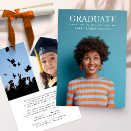 大学3写真タイポグラフィ大学卒業 案内状