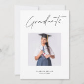 大学3角写真院卒業 案内状 (正面)