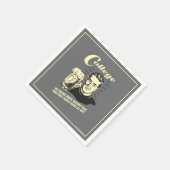 大学:午前9時より前に飲む スタンダードカクテルナプキン (角)