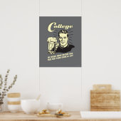 大学：午前9時より前に飲む ポスター (キッチン)