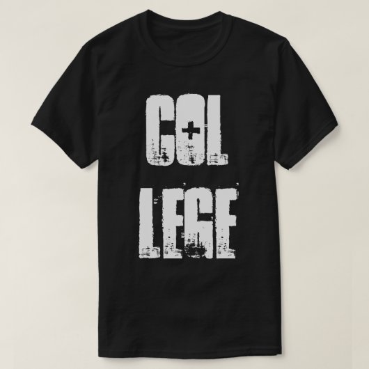 大学 Tシャツ (デザイン正面)