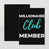 大富豪クラブ会員 サンキューカード (正面/裏面)