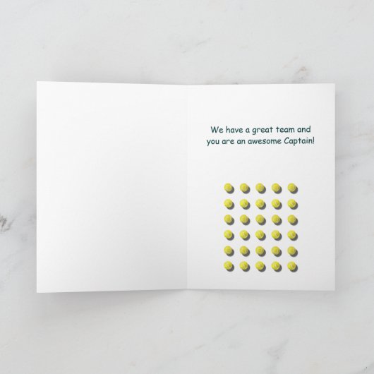 大尉ありがとう サンキューカード (内部)