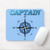 大尉およびコンパス面図 マウスパッド (マウス)