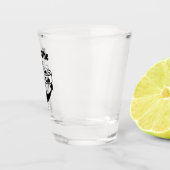 大尉に接吻して下さいNautical Funny Sailing Quote ショットグラス (右)
