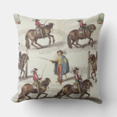 大尉にRiを与えているMazinニューキャッスルの伯爵夫人 クッション (正面)