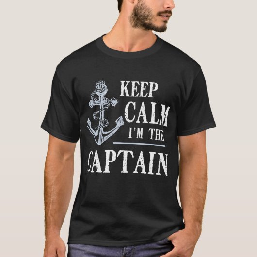 大尉のためのおもしろいなノベルティのギフト Tシャツ (正面)