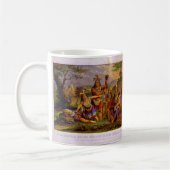 大尉のジョン・スミス生命を救うPocahontas コーヒーマグカップ (左)