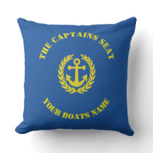 大尉の座席ボートのいかりのデザイン