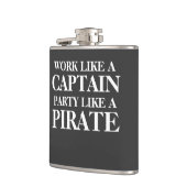 大尉の海賊のようなパーティーのように働かせて下さい フラスク (左)