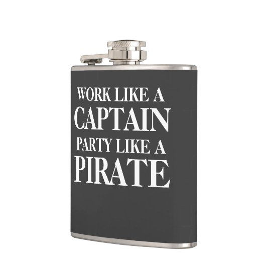 大尉の海賊のようなパーティーのように働かせて下さい フラスク (左)