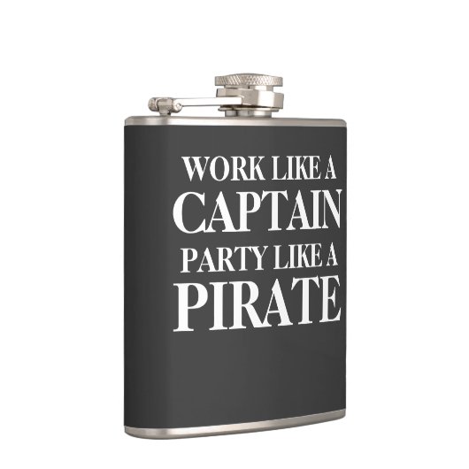 大尉の海賊のようなパーティーのように働かせて下さい フラスク (右)