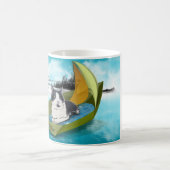 大尉オリバー及びSSのオアシス(ボートのマグの猫) コーヒーマグカップ (中央)