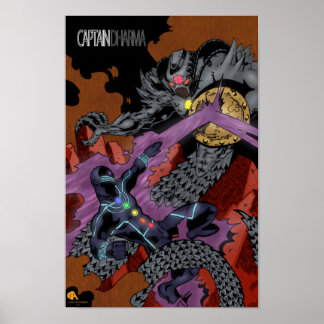 大尉ダルマのポスター ポスター